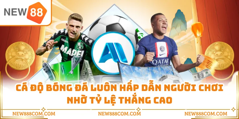 Cá độ bóng đá luôn hấp dẫn người chơi nhờ tỷ lệ thắng cao