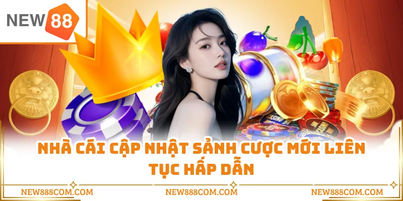 Nhà cái cập nhật sảnh cược mới liên tục hấp dẫn