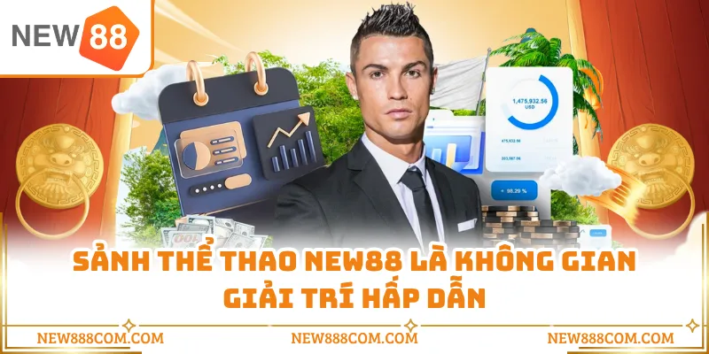Sảnh thể thao NEW88 là không gian giải trí hấp dẫn